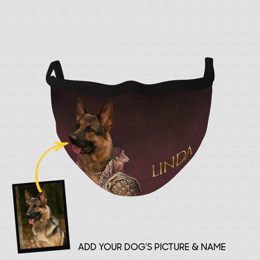Personalized Dog Gift Idea - Royal Dog's Portrait 33 For Dog Lovers - Cloth Mask